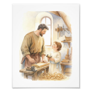 Saint Joseph The Carpenter Photo Print