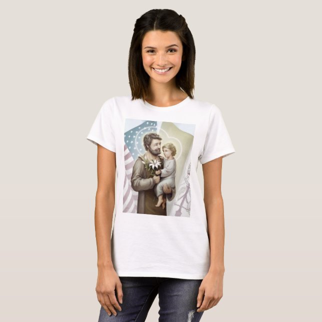 Saint Joseph the Protector T-Shirt (Front Full)