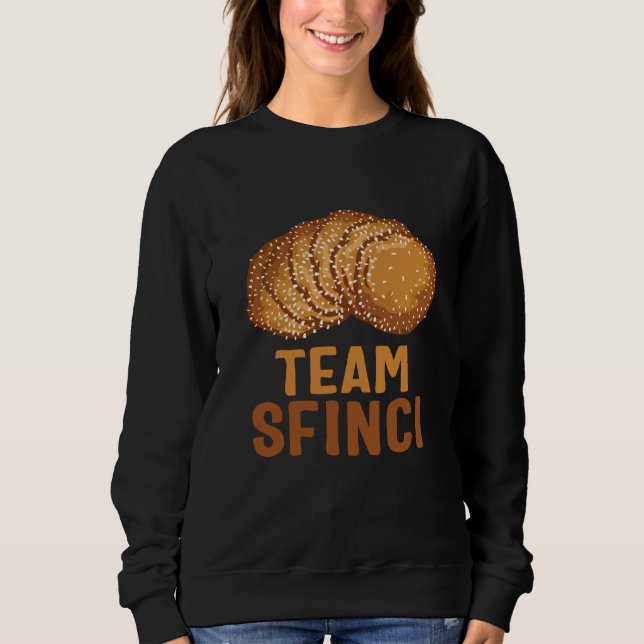 Saint Joseph's Day Team Sfinci Cute Sicilian Desse Sweatshirt (Front)