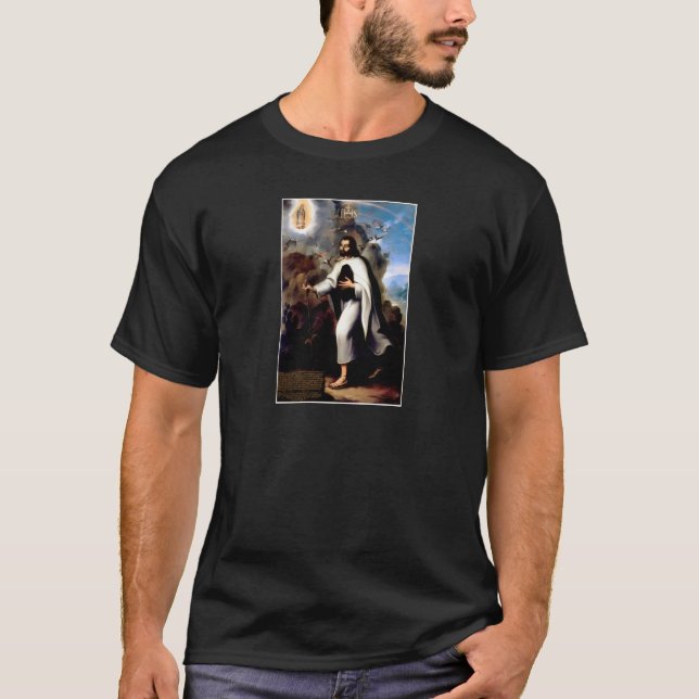 Saint Juan Diego by Miguel Cabrera, 1752 T-Shirt (Front)