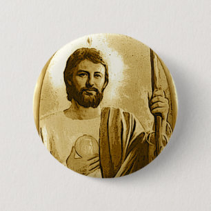 Saint Jude 6 Cm Round Badge