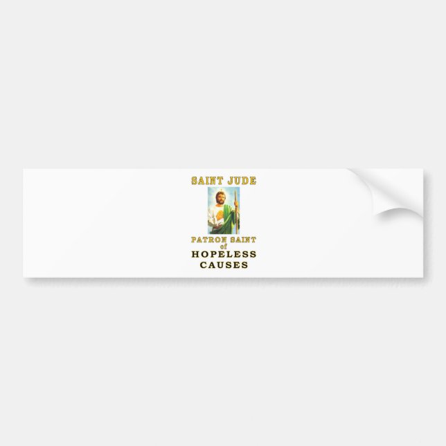 SAINT JUDE BUMPER STICKER (Front)