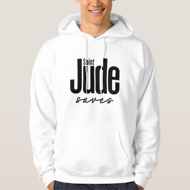 Saint Jude Saves Hoodie (Front)
