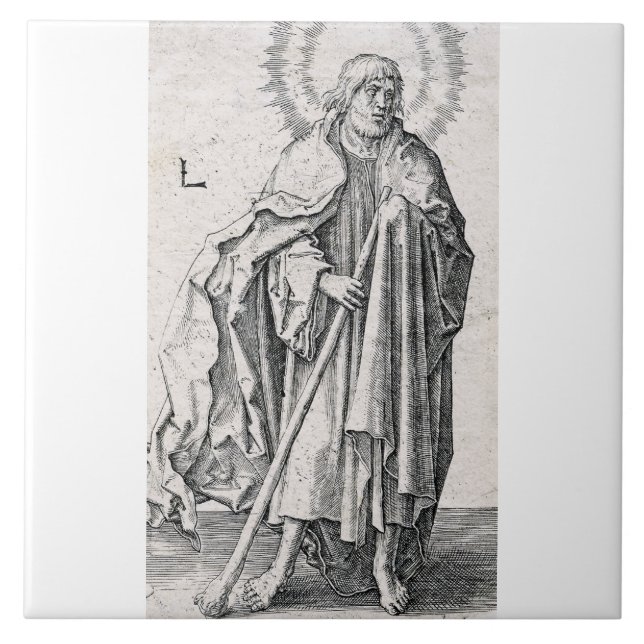 Saint Jude Thaddaeus the Apostle Ceramic Tile (Front)
