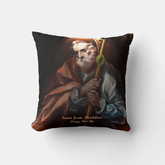 Saint Jude Thaddeus Cushion (Front)