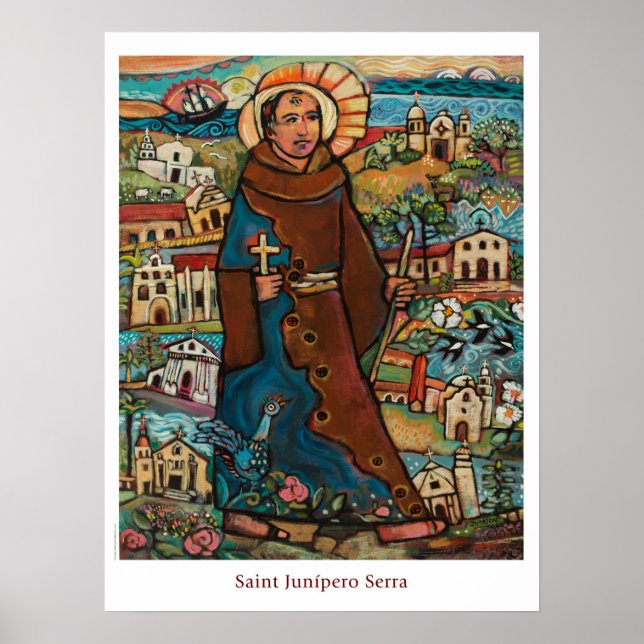 Saint Junipero Serra classroom poster (Front)