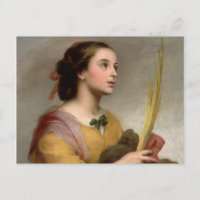 Saint Justina, 1665 by Bartolome Esteban Murillo