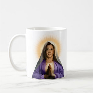 Saint Kamala Harris Prayer Candle Coffee Mug