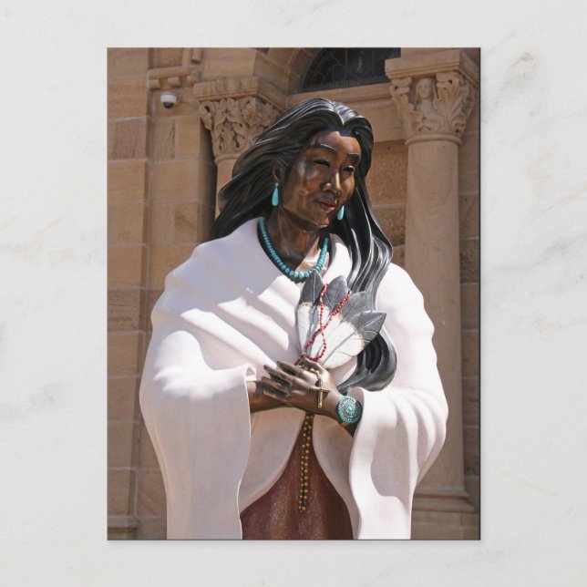 Saint Kateri Tekakwitha Postcard (Front)