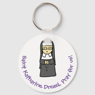Saint Katharine Drexel Keychain