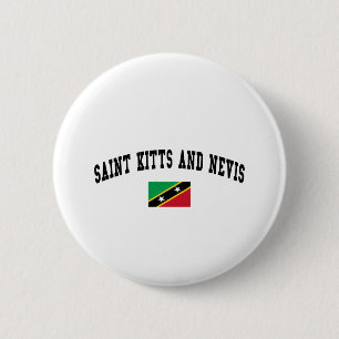 SAINT KITTS AND NEVIS 6 CM ROUND BADGE