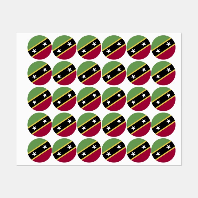 Saint Kitts and Nevis flag (Sheet)