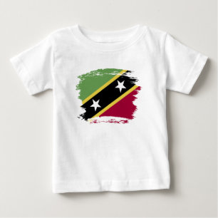 Saint Kitts and Nevis flag Baby T-Shirt