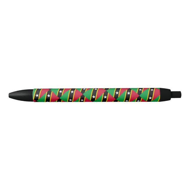 Saint Kitts and Nevis Flag Ballpoint Pen (Front)