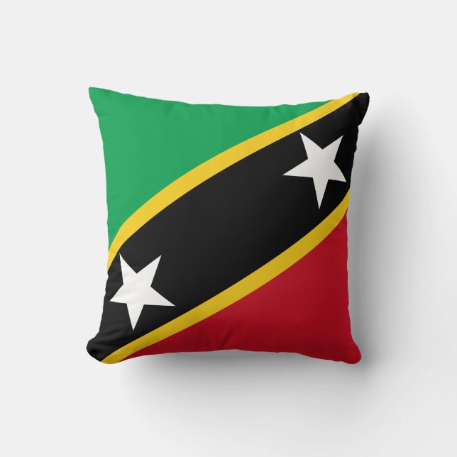 Saint Kitts and Nevis Flag Cushion (Front)