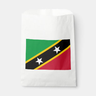 Saint Kitts and Nevis Flag Favour Bag