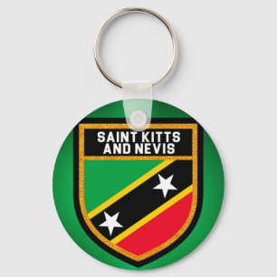 Saint Kitts And Nevis Flag Key Ring
