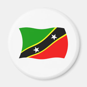 Saint Kitts and Nevis Flag Magnet