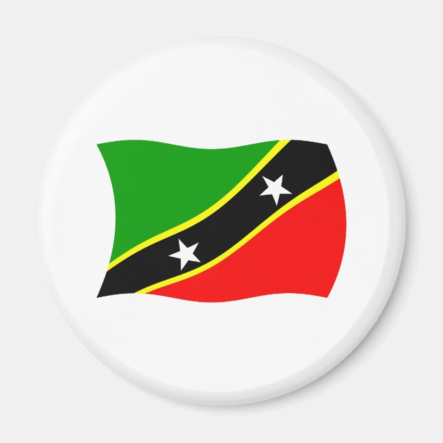 Saint Kitts and Nevis Flag Magnet (Front)