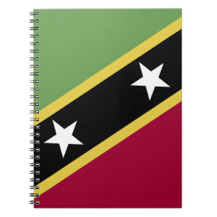 Saint Kitts and Nevis flag Notebook