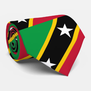 Saint Kitts and Nevis Flag Tie