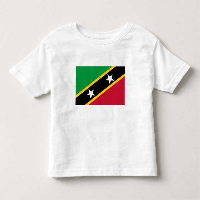 Saint Kitts and Nevis Flag Toddler T-Shirt (Front)