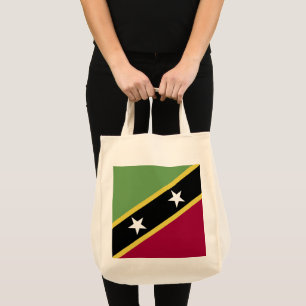Saint Kitts and Nevis flag Tote Bag