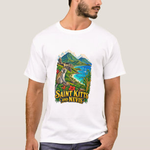 Saint Kitts and Nevis Heritage Caribbean T-Shirt