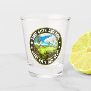 Saint Kitts and Nevis Shot Glass