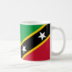 Saint Kitts Flag Ceramic Mug