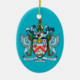 Saint Kitts* & Nevis Christmas Ornament