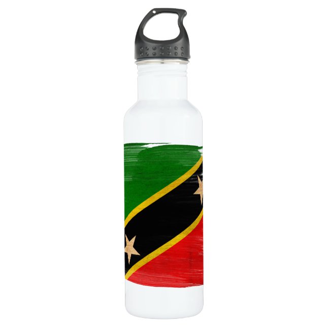 Saint Kitts Nevis Flag 710 Ml Water Bottle (Front)