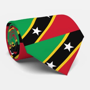 Saint Kitts & Nevis flag Tie
