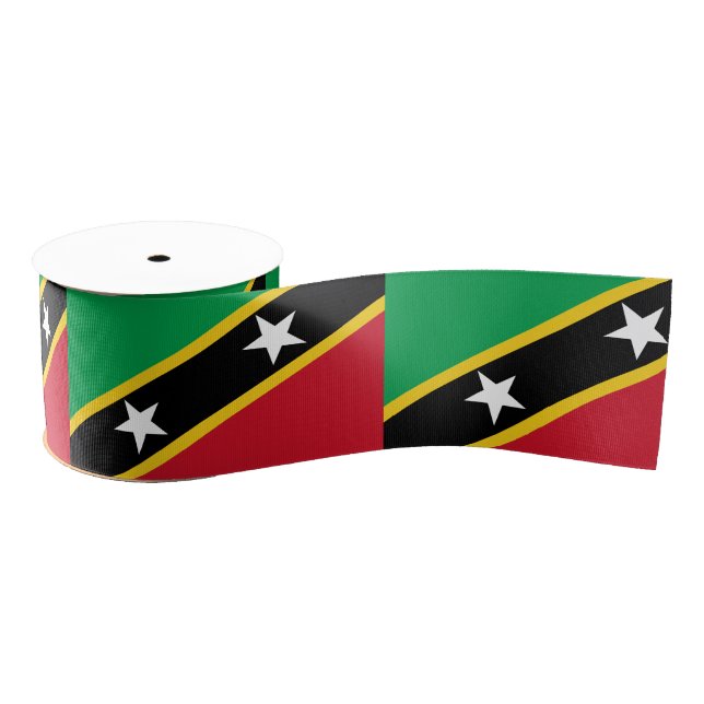 Saint Kitts & Nevis Grosgrain Ribbon (Spool)