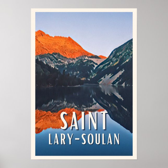 Saint-Lary-Soulan Ski resort Poster (Front)