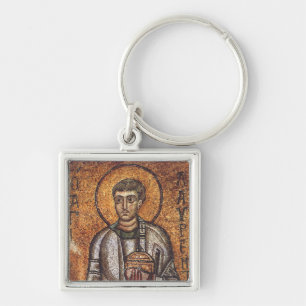 Saint Lawrence Mosaic Historical Art Key Ring