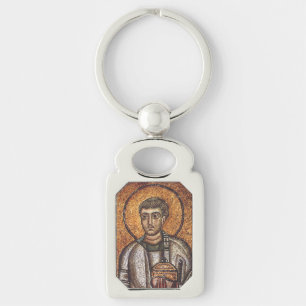 Saint Lawrence Mosaic Historical Art Key Ring