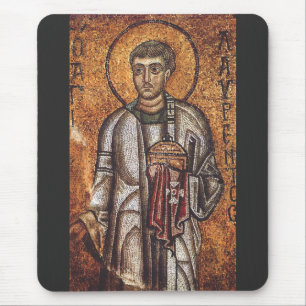 Saint Lawrence Mosaic Historical Art Mouse Pad