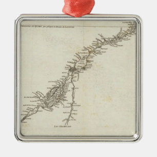 Saint Lawrence River in Canada Metal Tree Decoration
