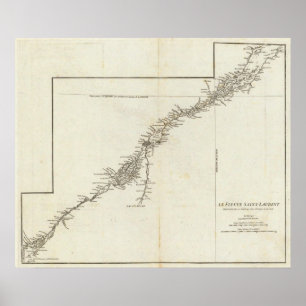 Saint Lawrence River in Canada Poster