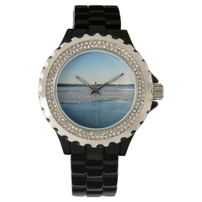 Saint Lawrence River in Winter, Quebec, Canada Watch (Front)