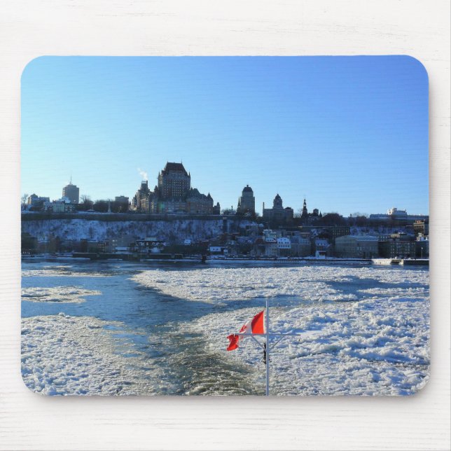 Saint Lawrence River & Old Quebec City, Quebec Mouse Pad (Front)
