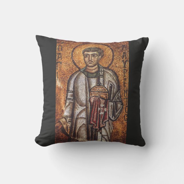 Saint Lawrence the Martyr Cushion (Front)