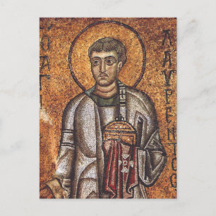 Saint Lawrence the Martyr Holiday Postcard