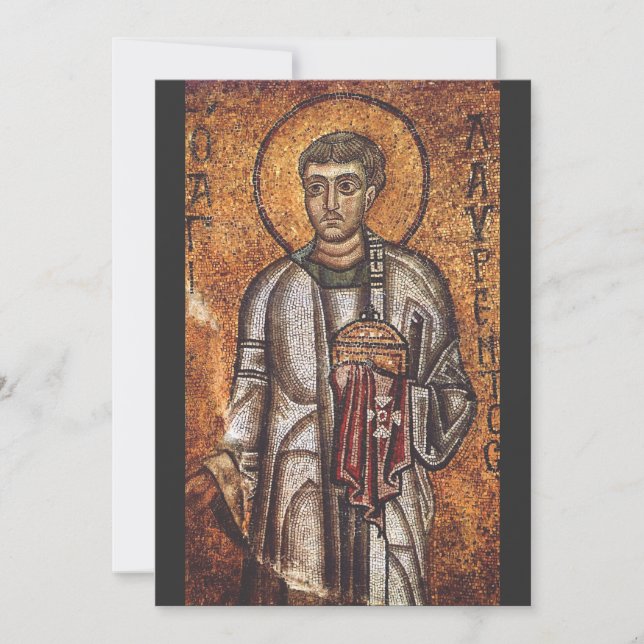Saint Lawrence the Martyr Thank You Card (Front)