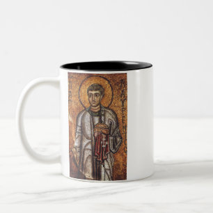 Saint Lawrence the Martyr Two-Tone Coffee Mug