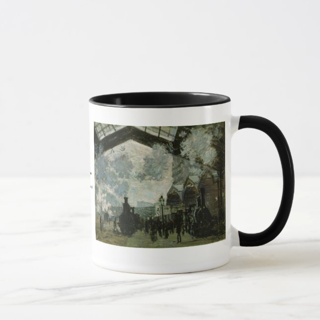 Saint Lazare Station by Claude Monet Mug (Right)