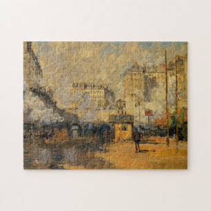 Saint-Lazare Station Sunlight Effect Monet Fine Jigsaw Puzzle