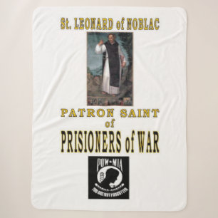 SAINT LEONARD of NOBLAC Sherpa Blanket