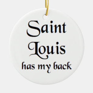 saint louis coffee mug ceramic ornament